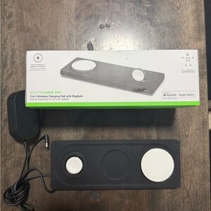 Belkin BoostCharge Pro 3-in-1 Charging Pad with MagSafe